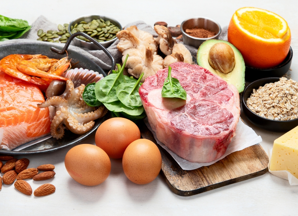 Foods containing zinc 