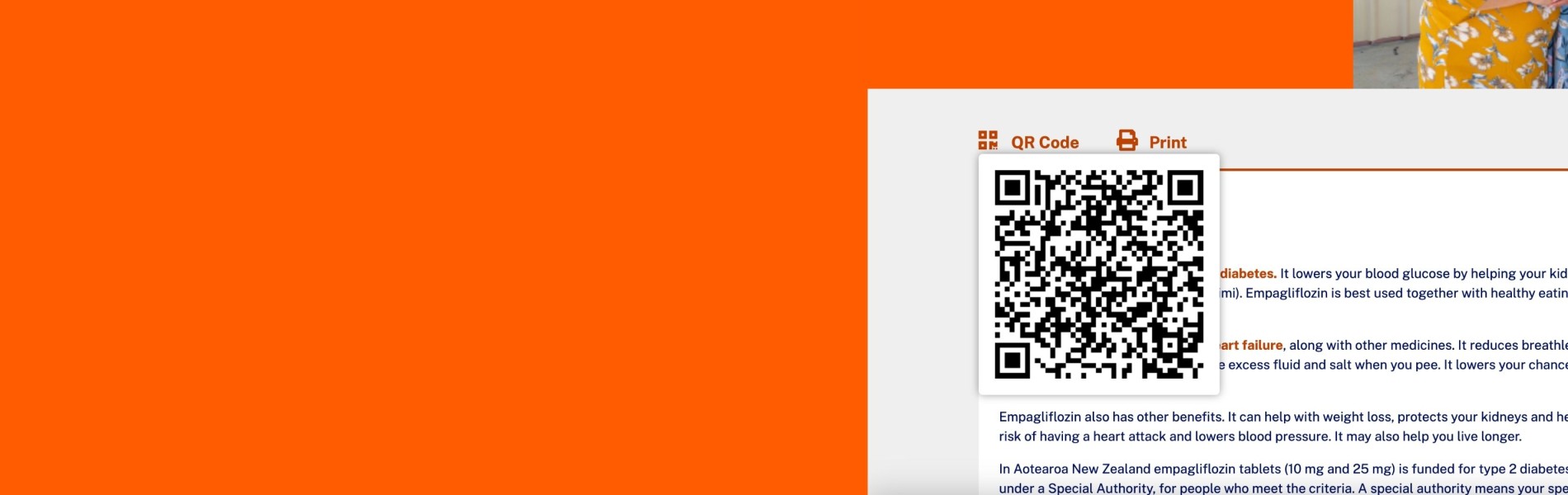 QR code slider
